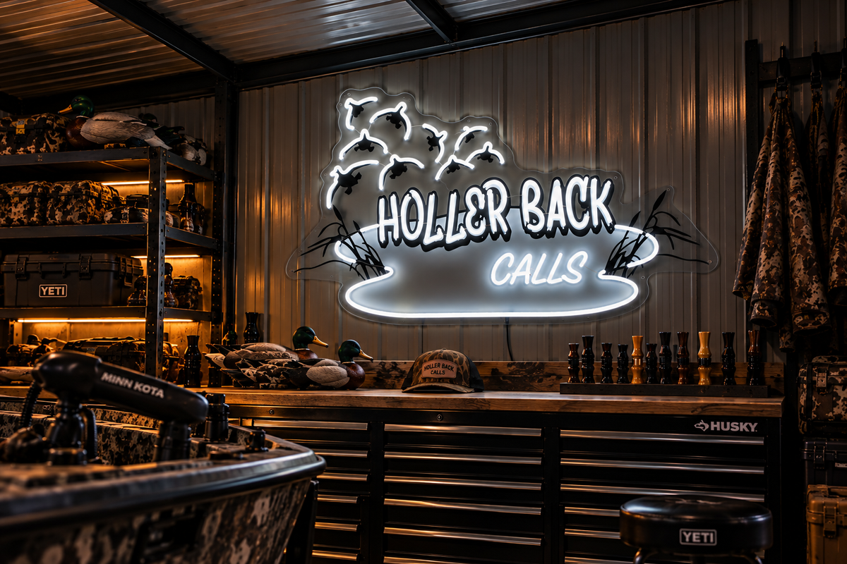 Holler Back Calls Pond LED Sign