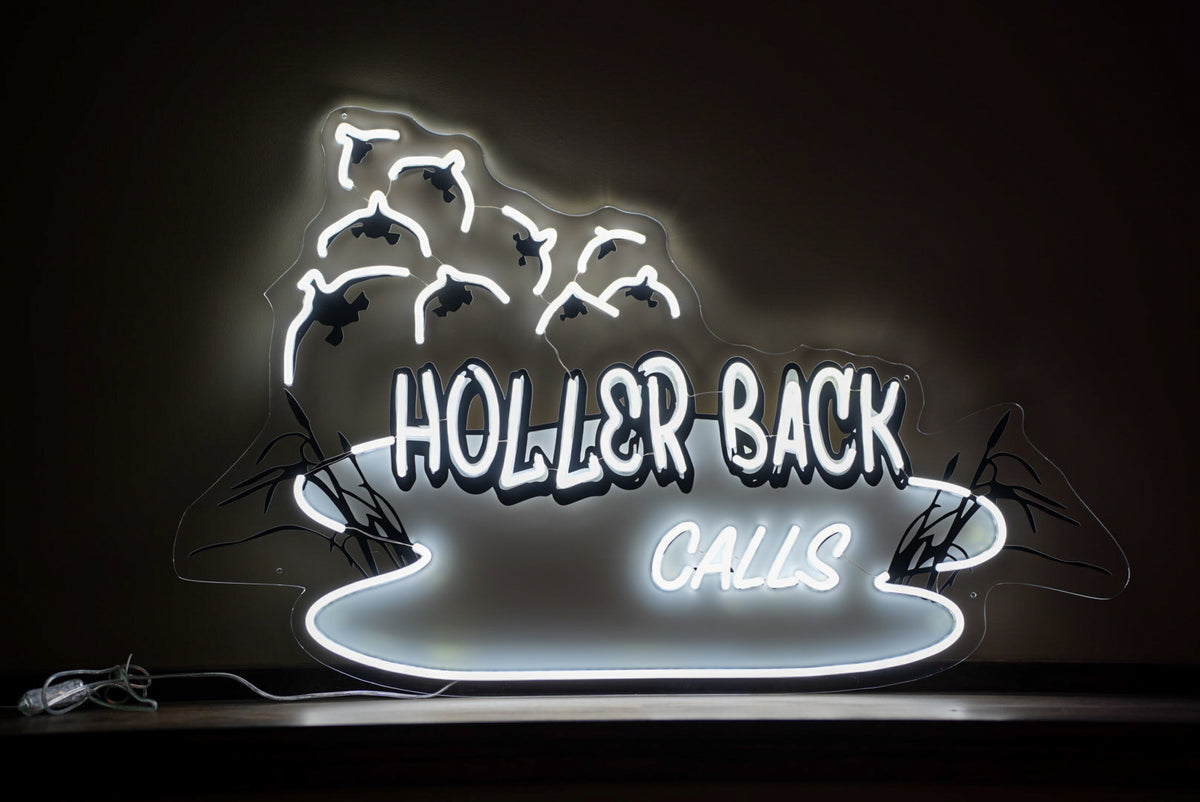 Holler Back Calls Pond LED Sign