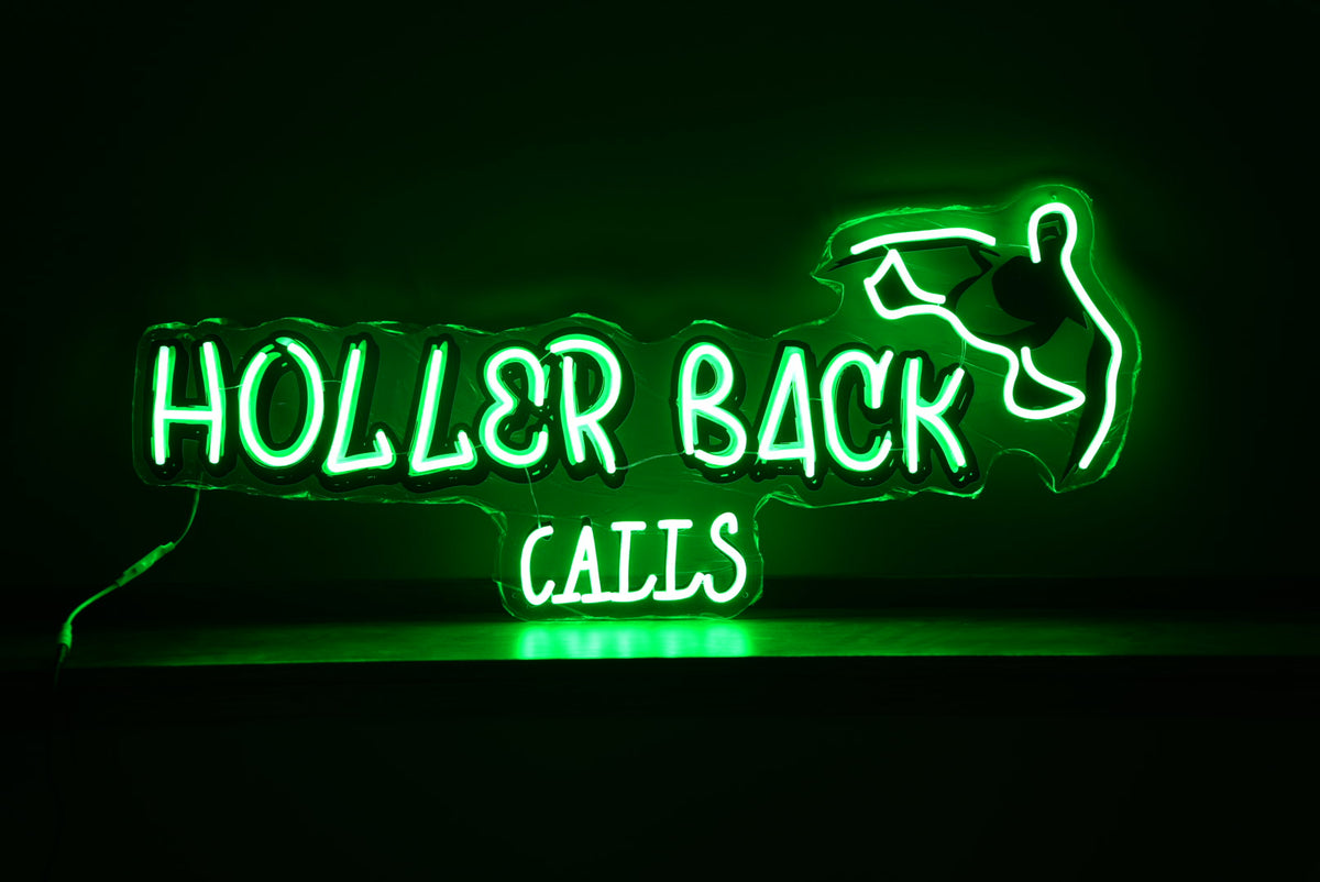 Holler Back Calls RGB LED Sign