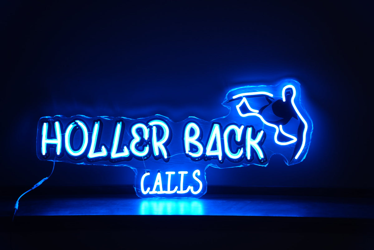 Holler Back Calls RGB LED Sign