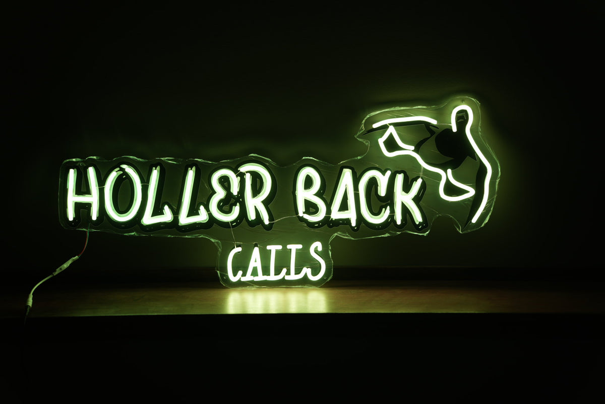 Holler Back Calls RGB LED Sign