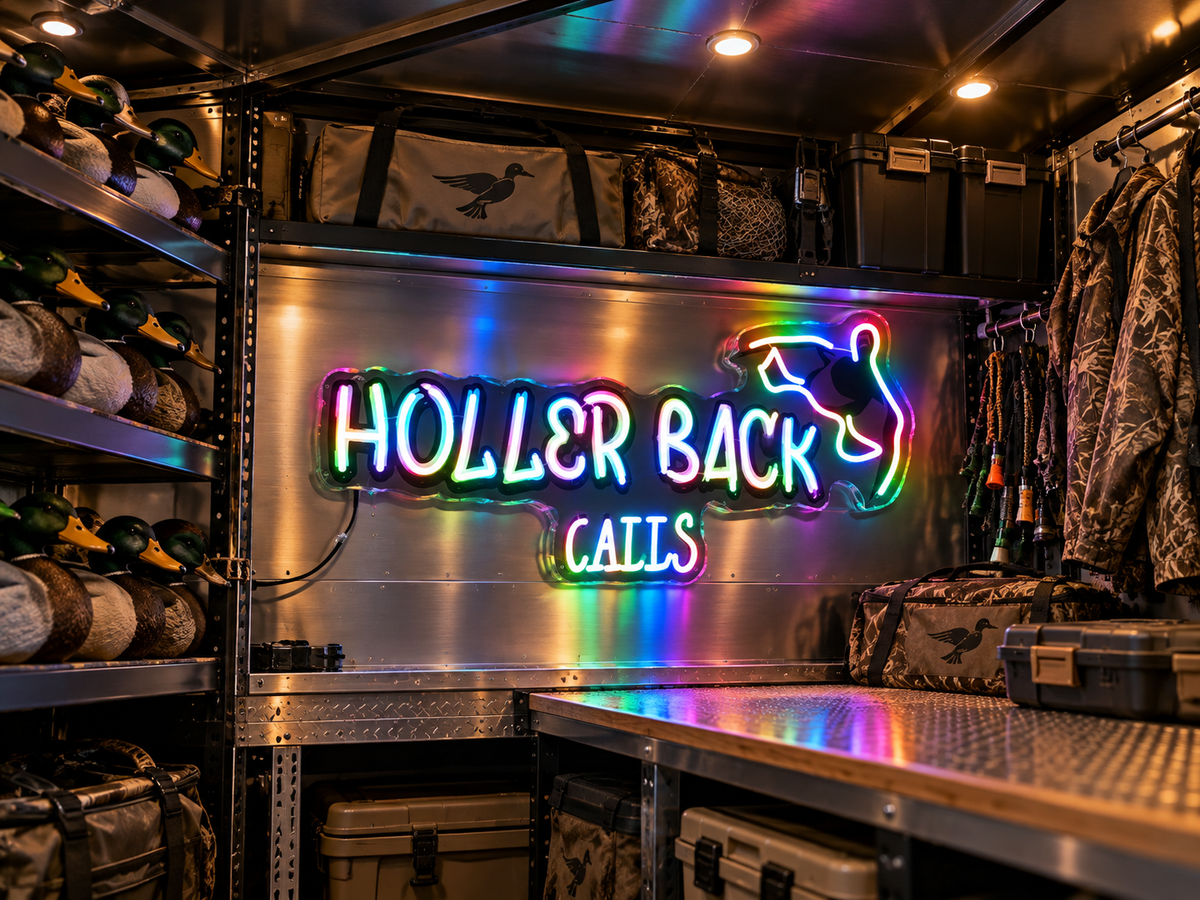 Holler Back Calls RGB LED Sign