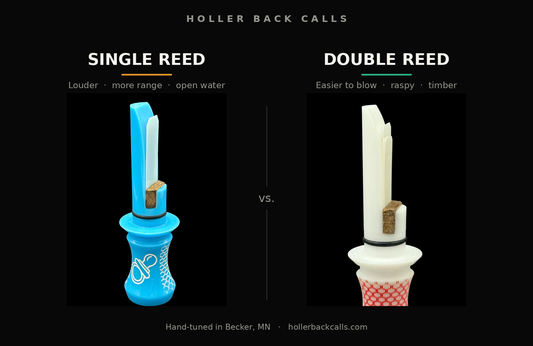 Single Reed vs. Double Reed Duck Call: Which One Should You Run?