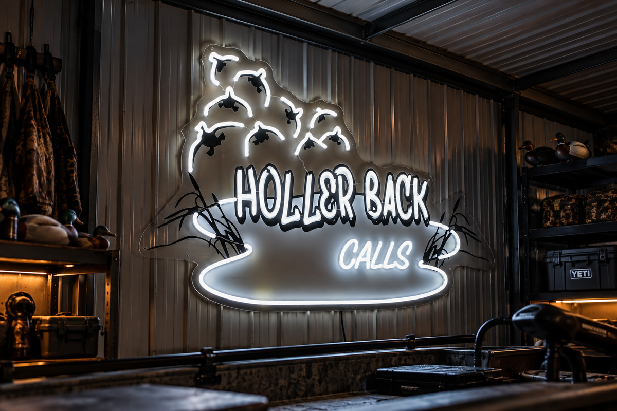 Holler Back Calls Pond LED Sign