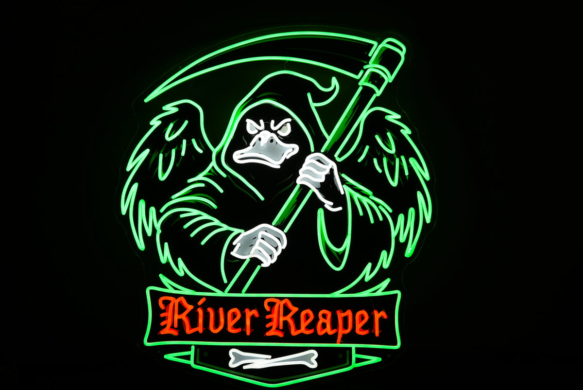 Holler Back Calls River Reaper LED Sign