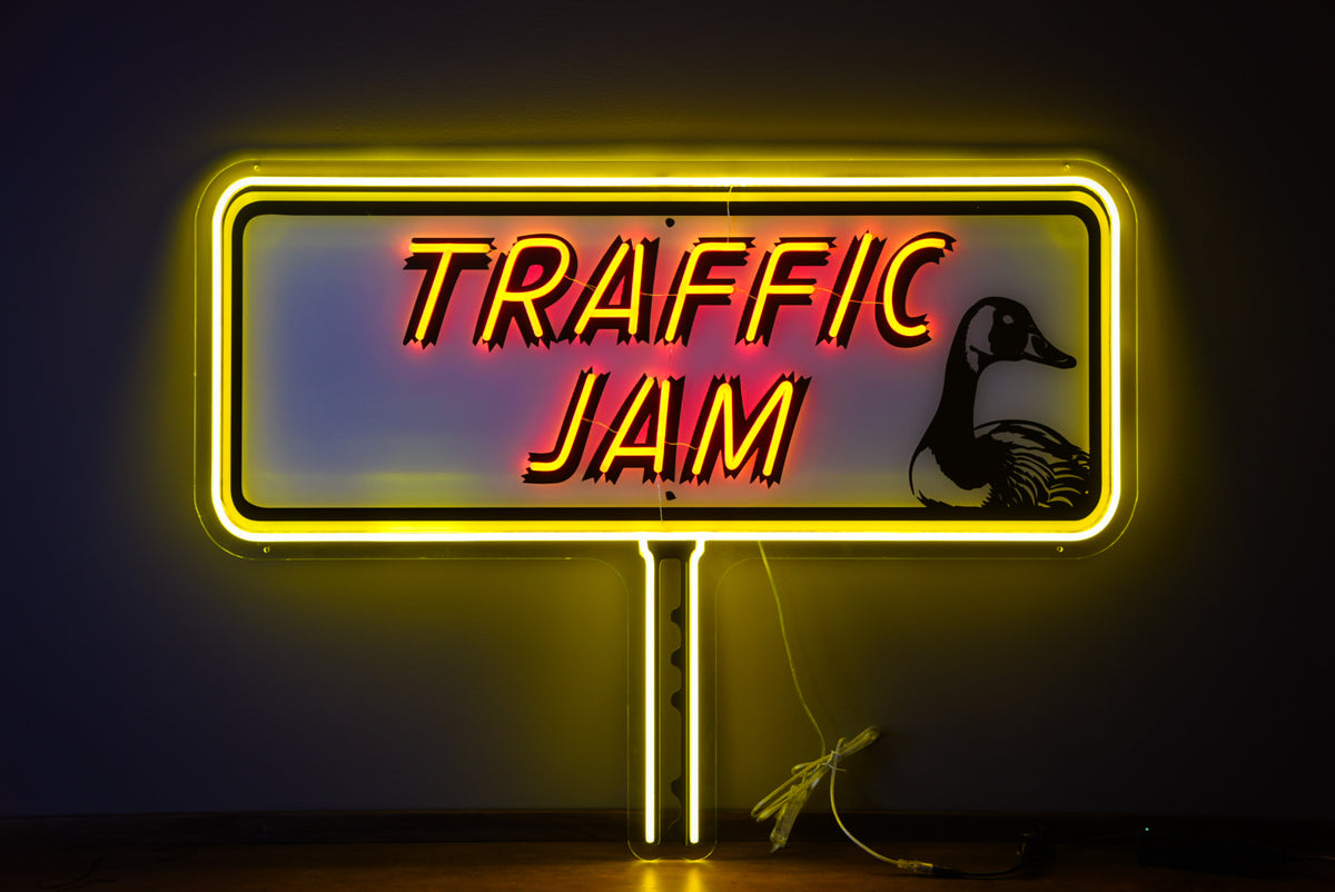Holler Back Calls Traffic Jam Goose LED Sign