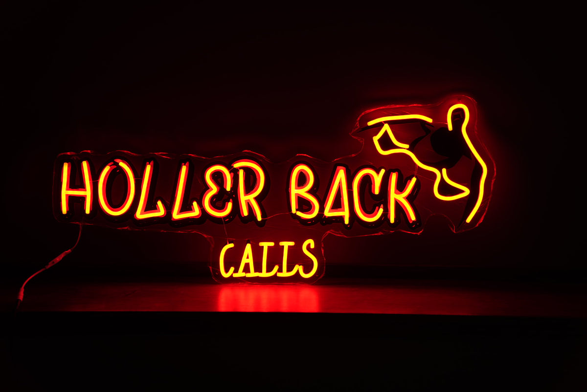 Holler Back Calls RGB LED Sign