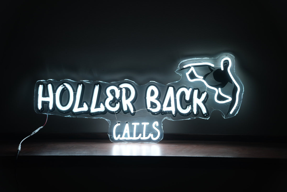 Holler Back Calls RGB LED Sign